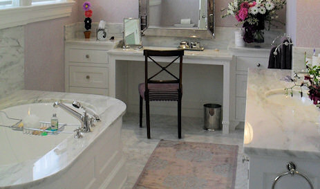 Calcutta Eureka Marble Bathroom Counters